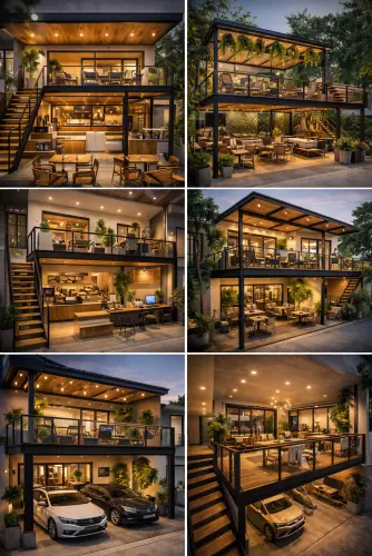 Mezannine Cafe Modern di Sunter